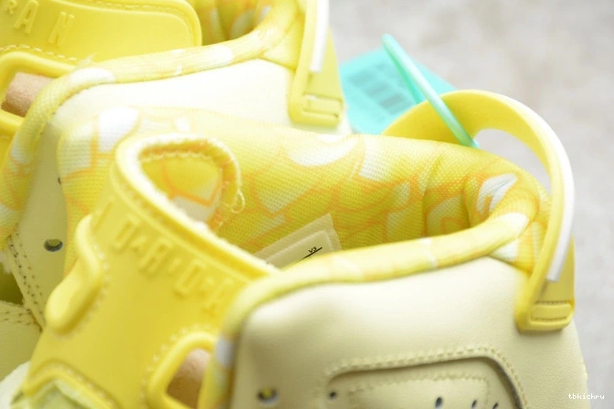 Rep TBK Jordan (GS) Yellow Air Dynamic Floral Retro 6 543390-800 0721